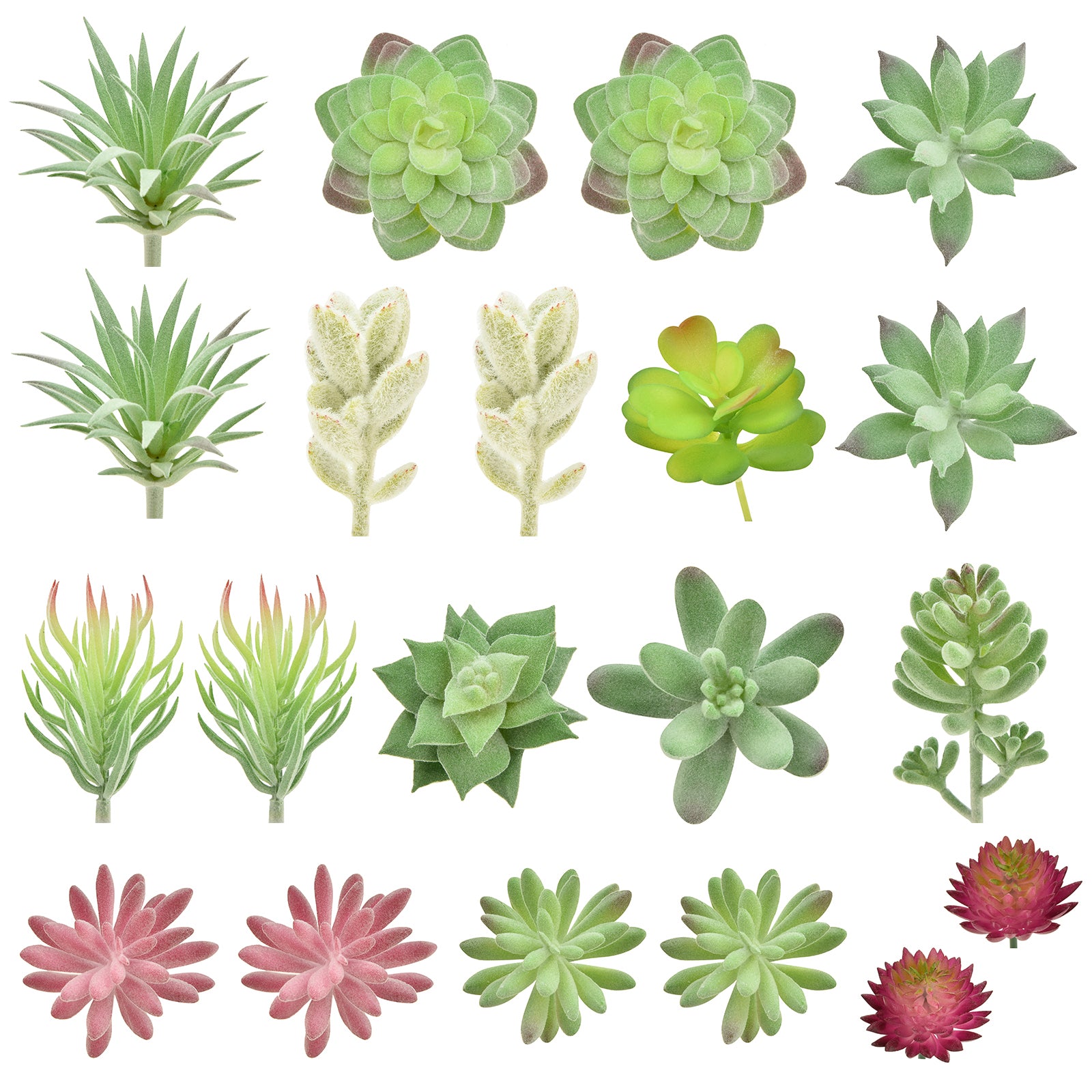 faux succulent bundle 20 Pack